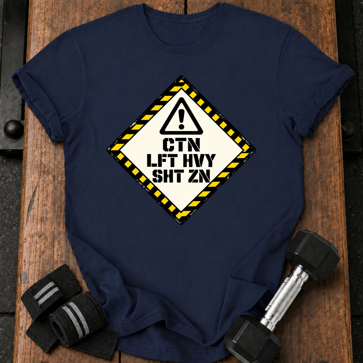 Lift Heavy Warning T-shirt