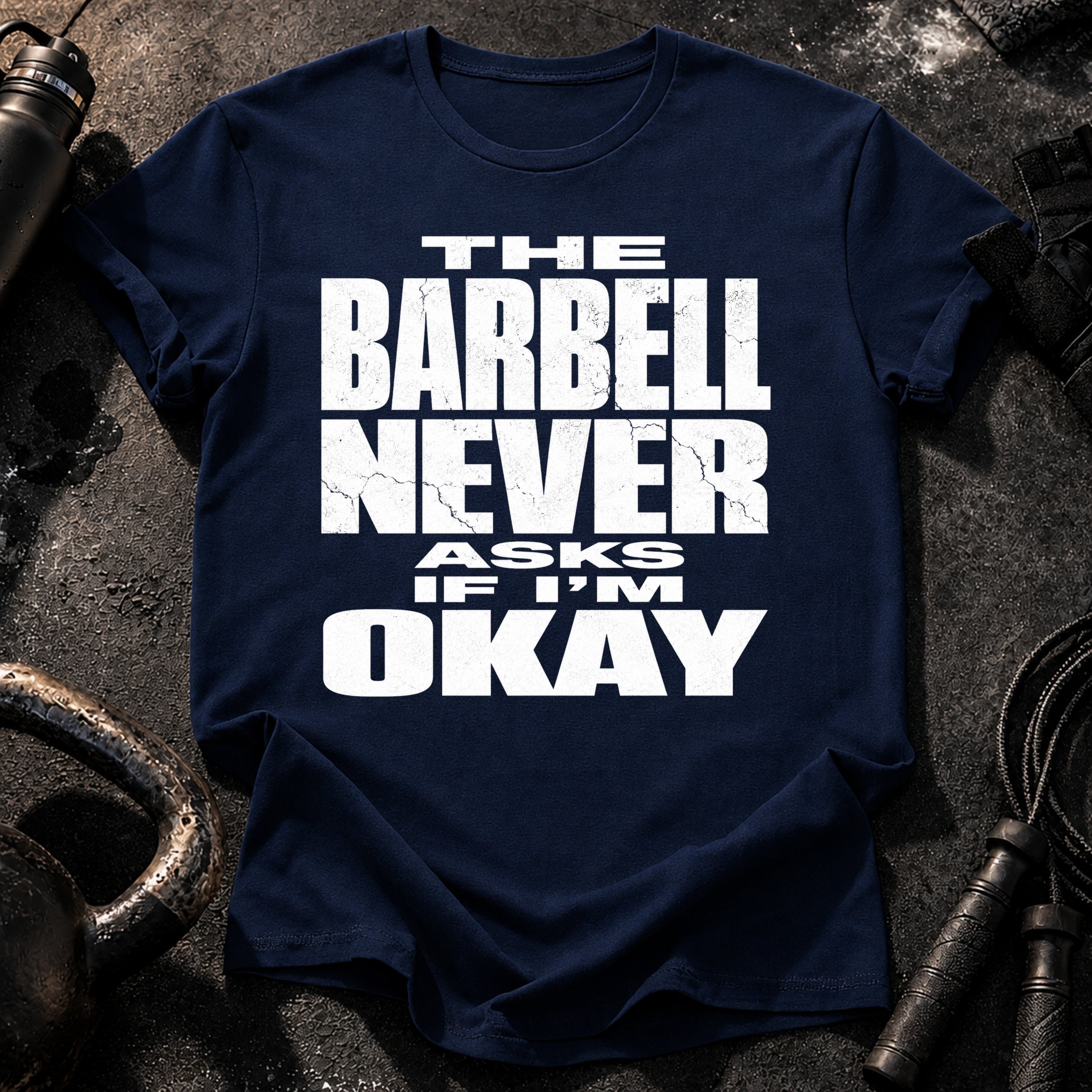 Barbell Never Asks T-Shirt