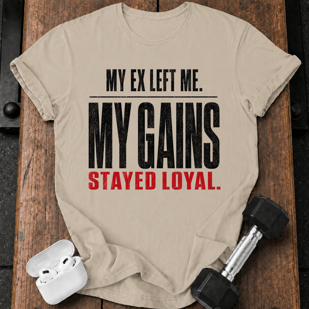 Ex Left Gains Stayed T-Shirt
