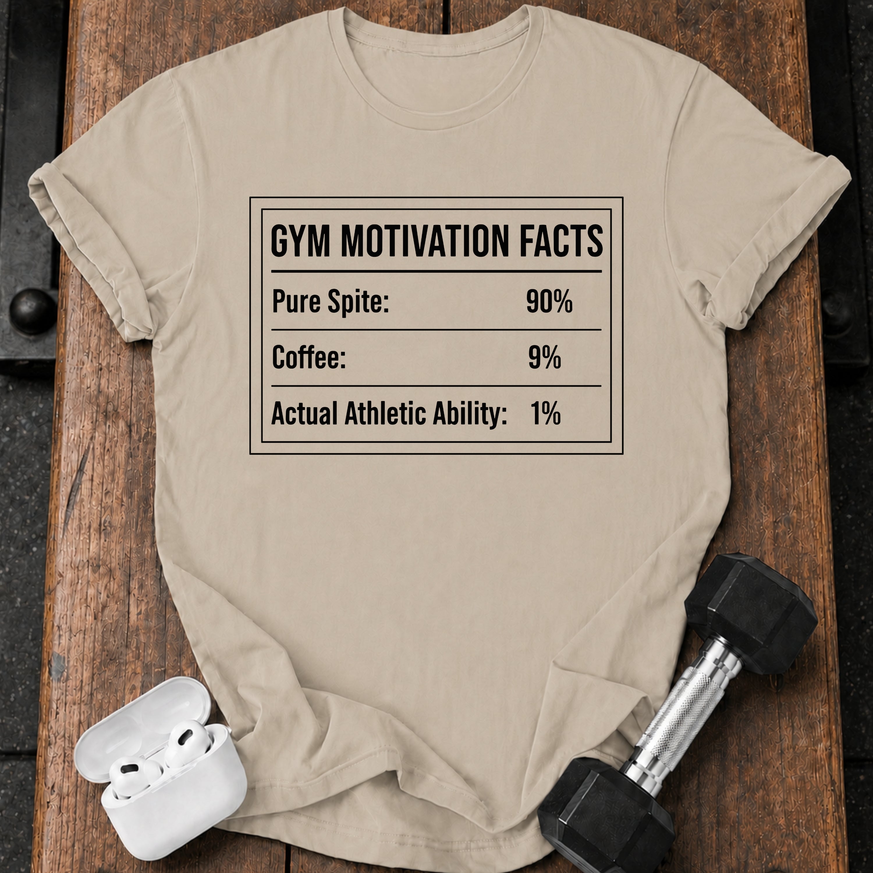 Motivation Facts Gym T-Shirt