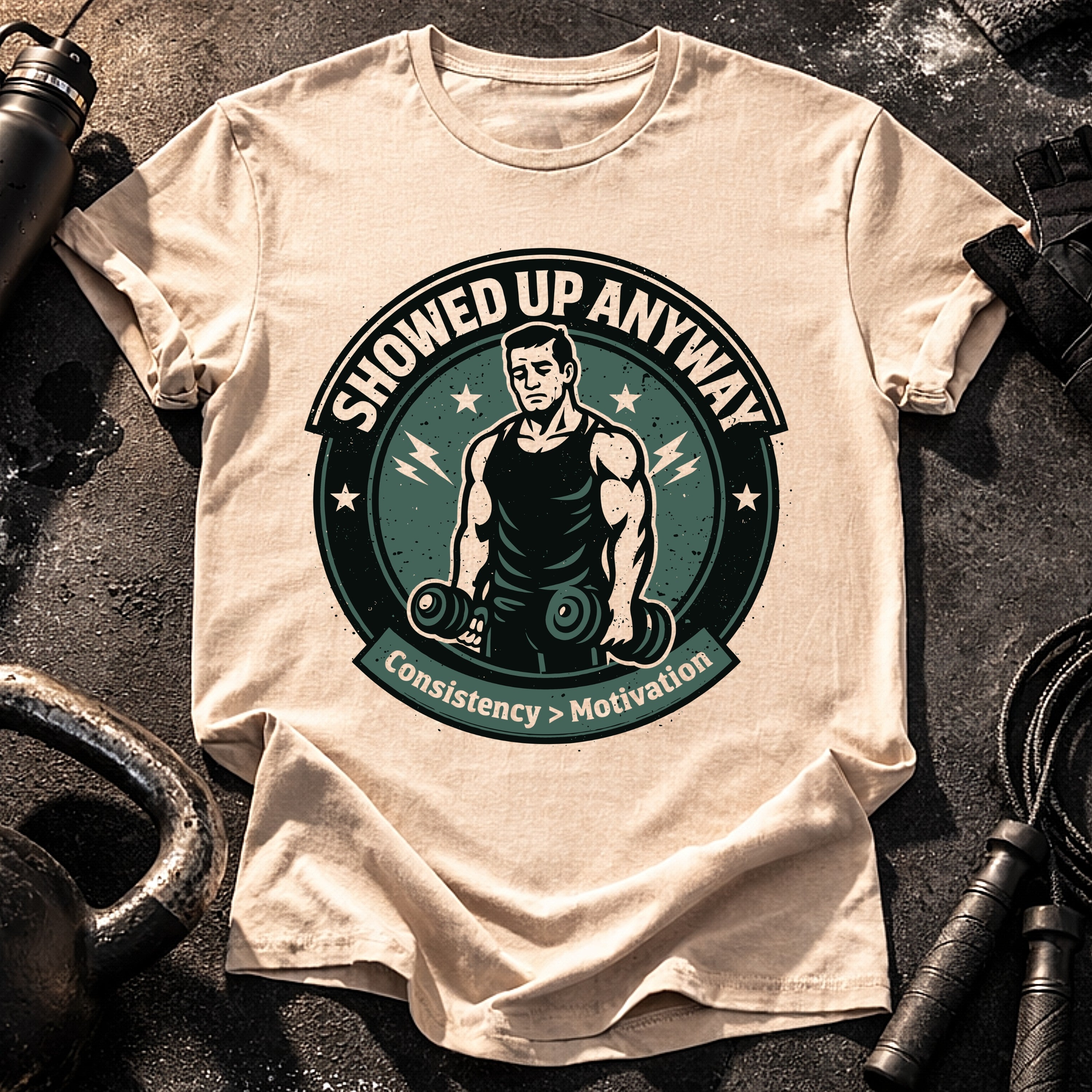 Showed Up Anyway T-Shirt