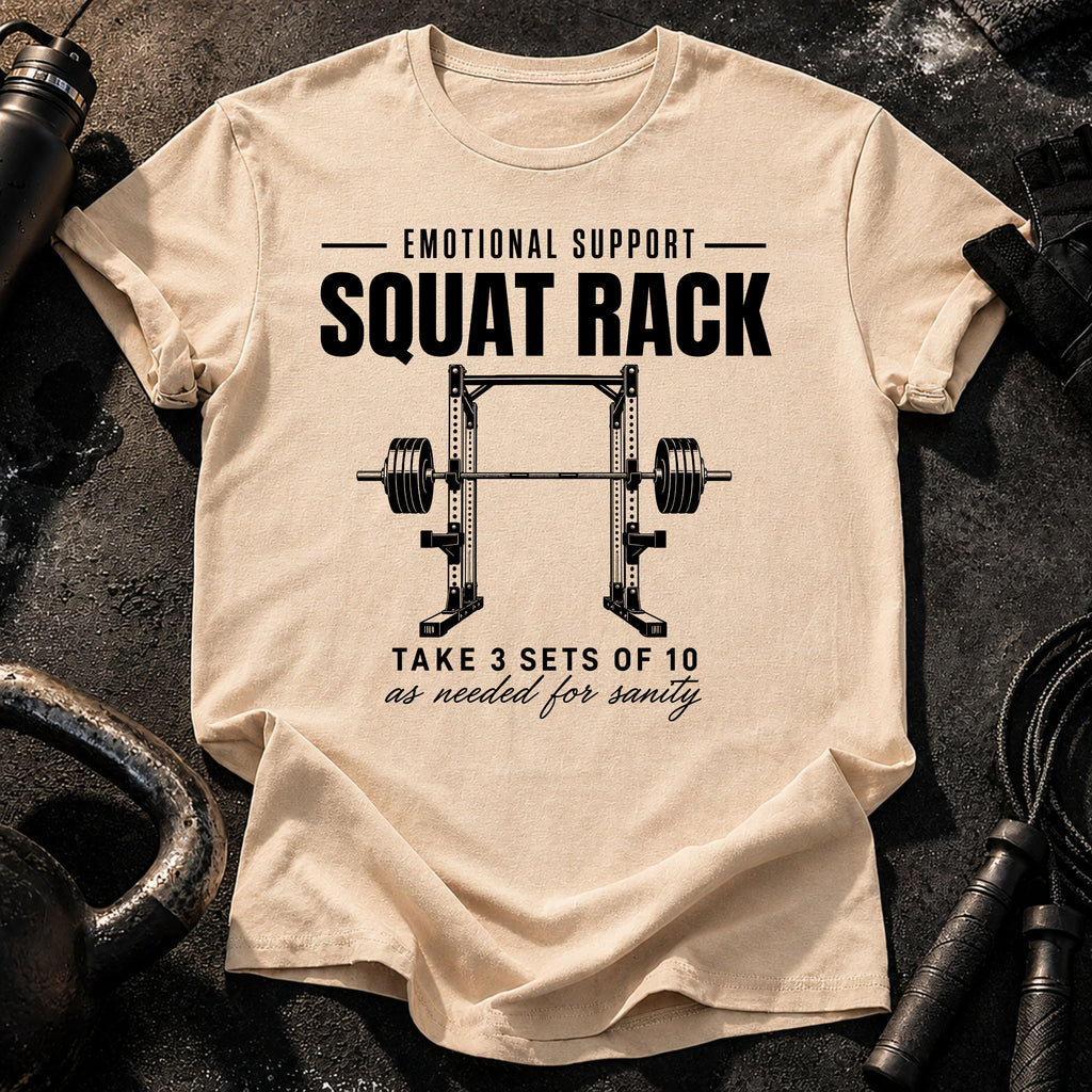 Emotional Support Squat Rack T-Shirt