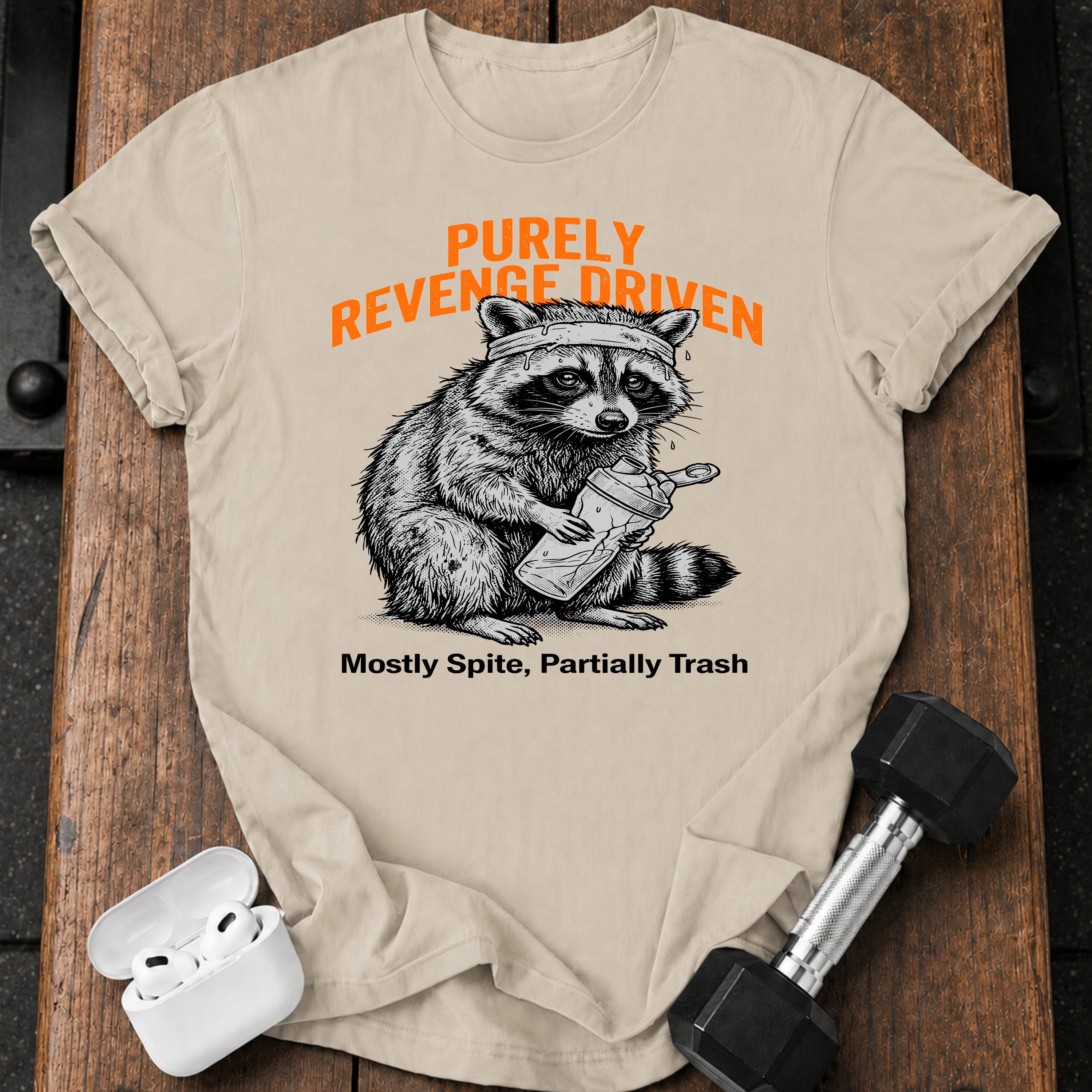 Revenge Driven Raccoon T-Shirt