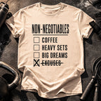 Non Negotiables Checklist T-Shirt