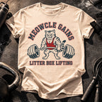 Meowcle Gains Gym T-Shirt