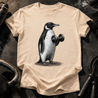Penguin Dumbbell Curl T-Shirt