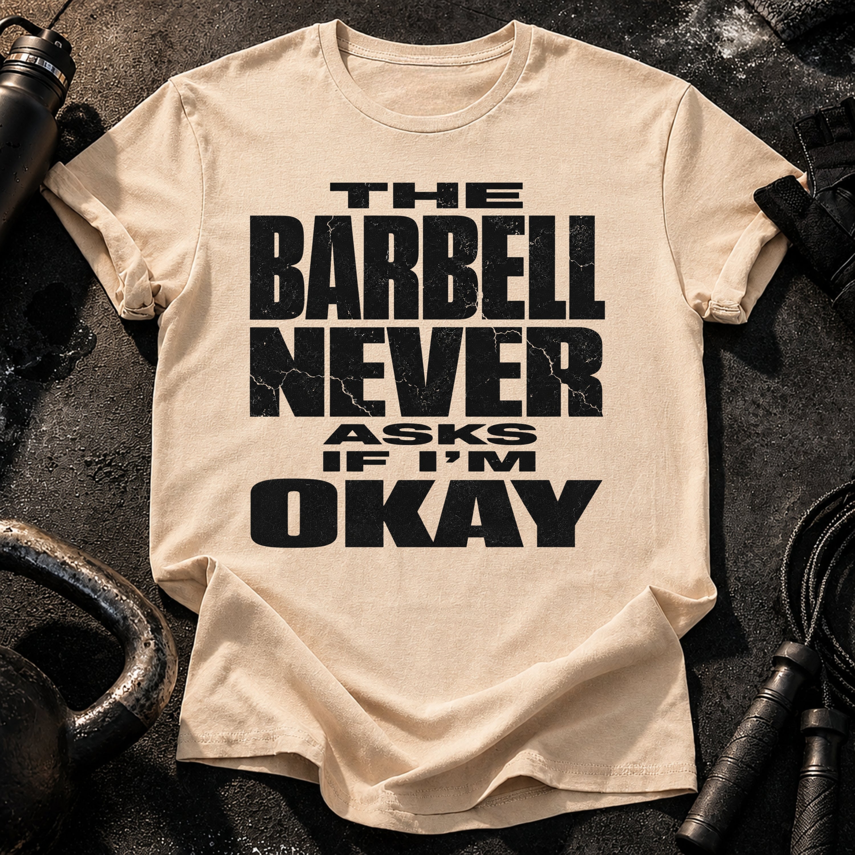 Barbell Never Asks T-Shirt