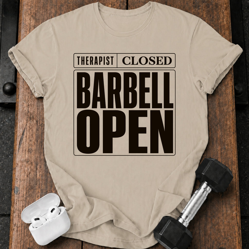 Barbell Open T-Shirt