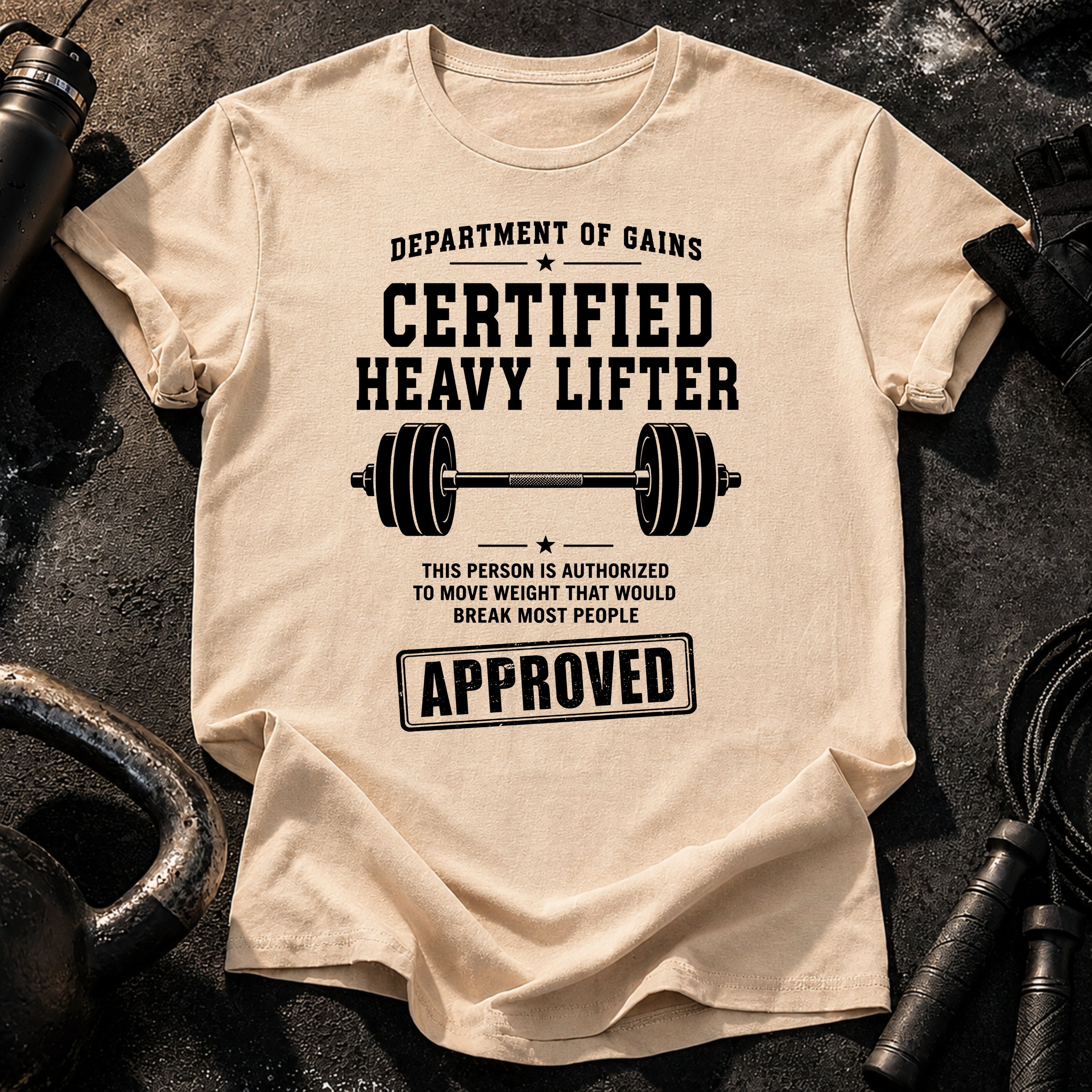 Certified Heavy Lifter T-Shirt