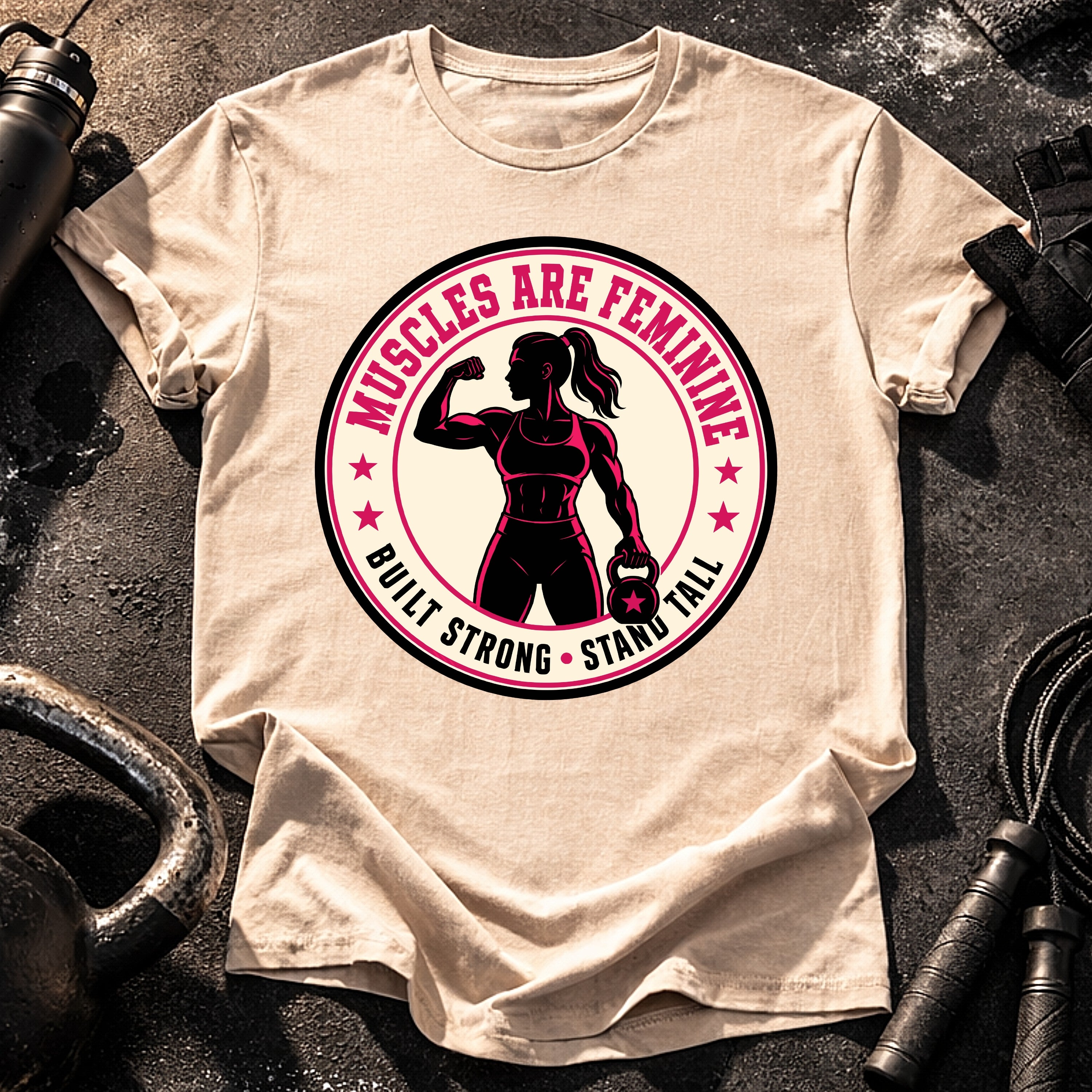 Muscles Are Feminine T-Shirt