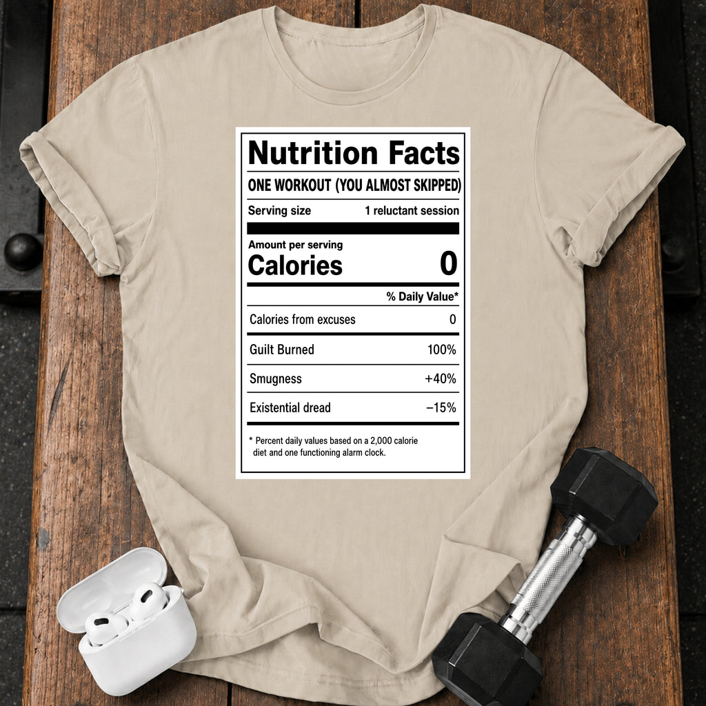 Nutrition Facts Skipped T-Shirt