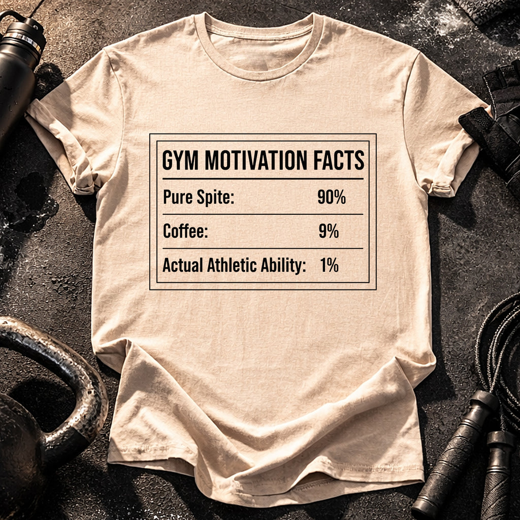 Motivation Facts Gym T-Shirt