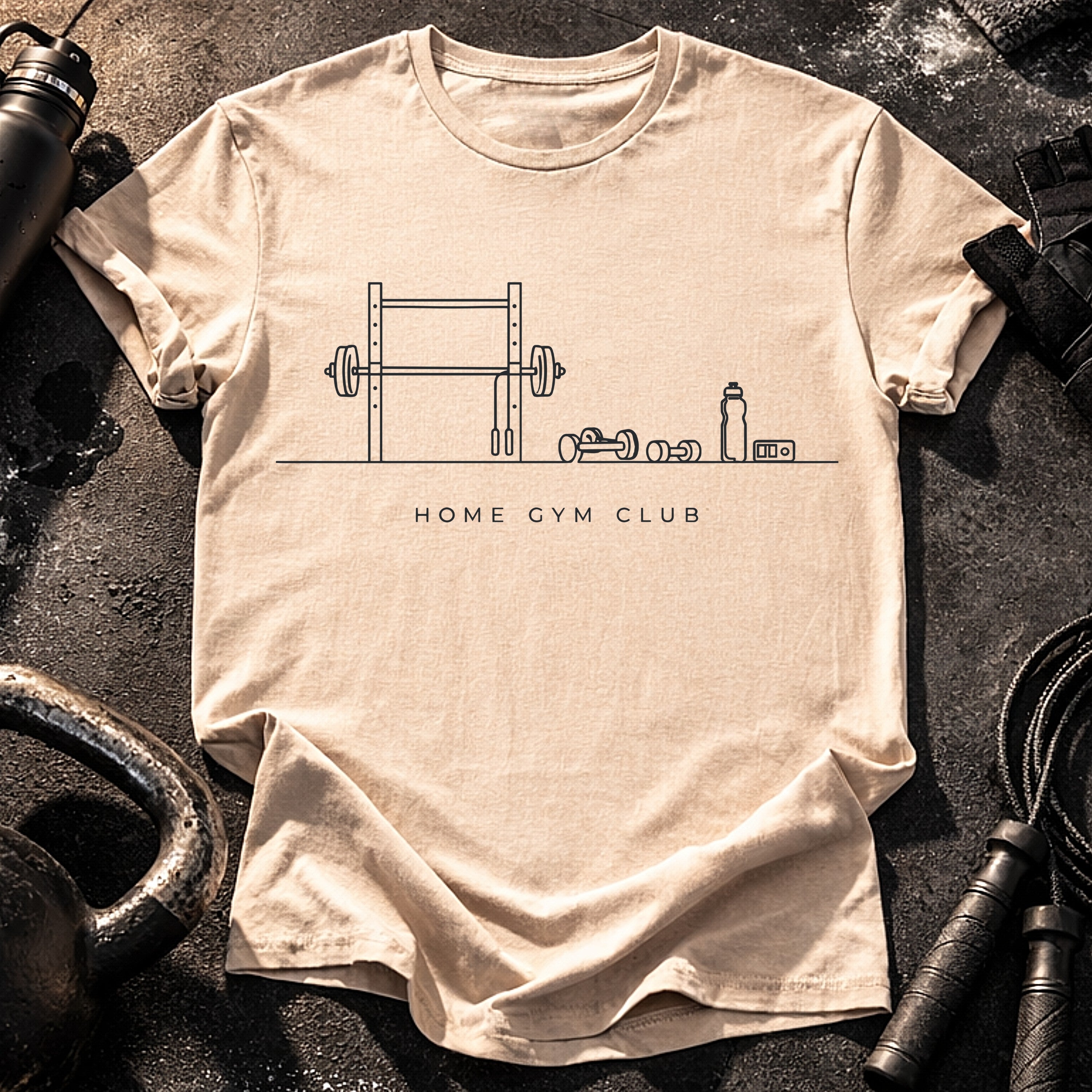 Home Gym Club T-Shirt