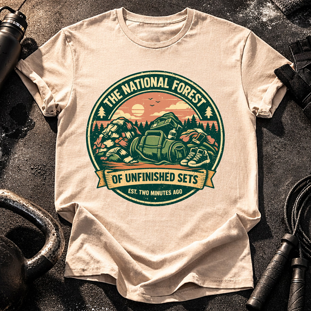 Unfinished Sets Gym T-Shirt