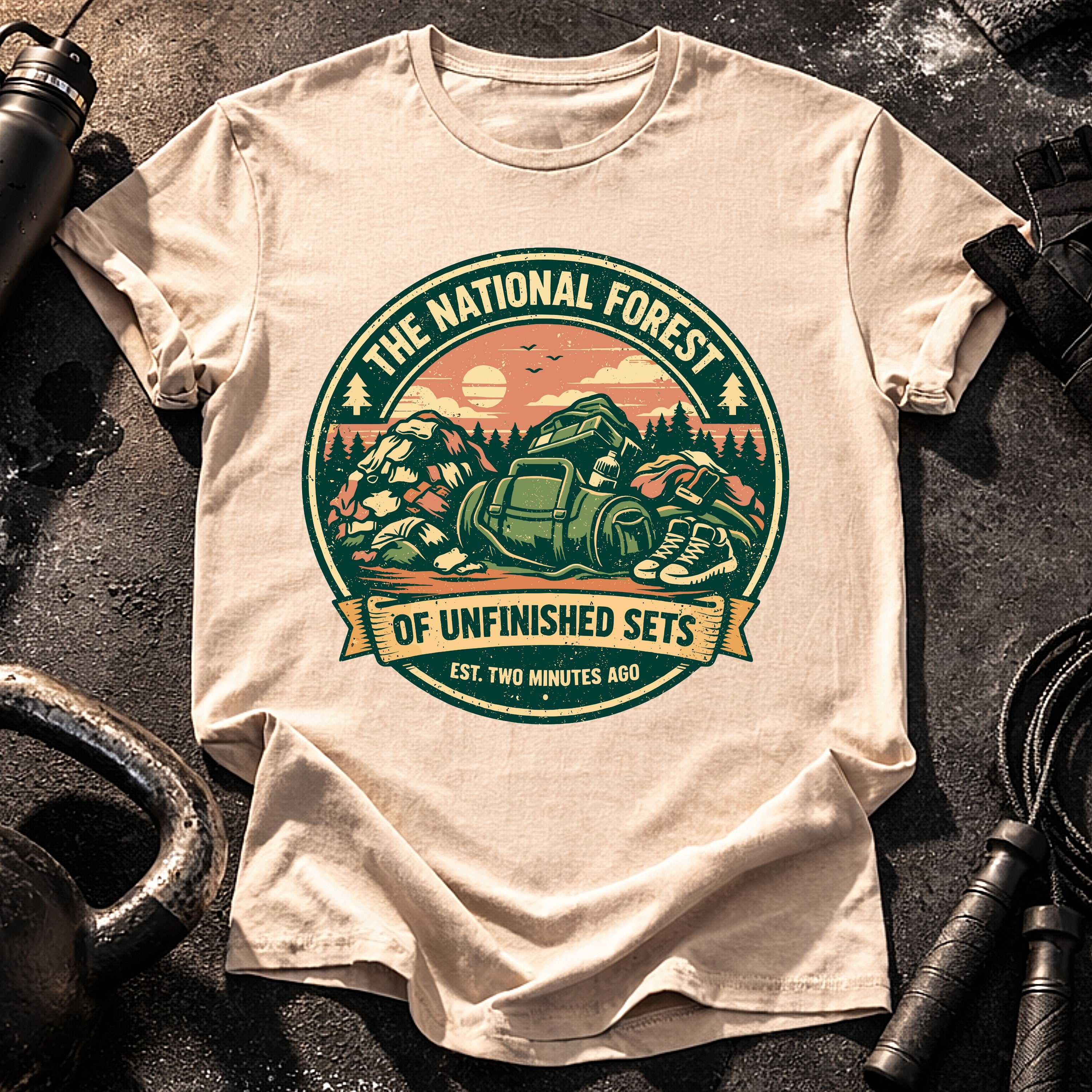 Unfinished Sets Gym T-Shirt