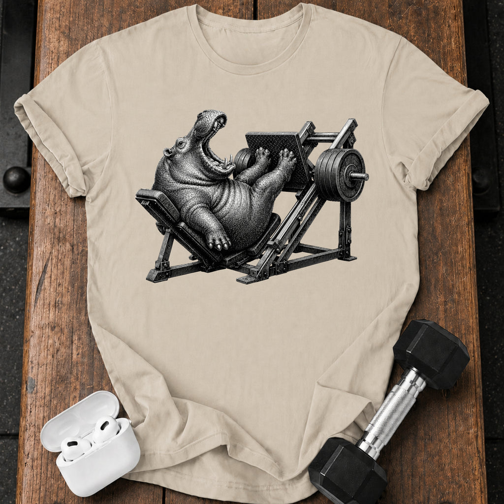 Hippo Leg Press T-Shirt