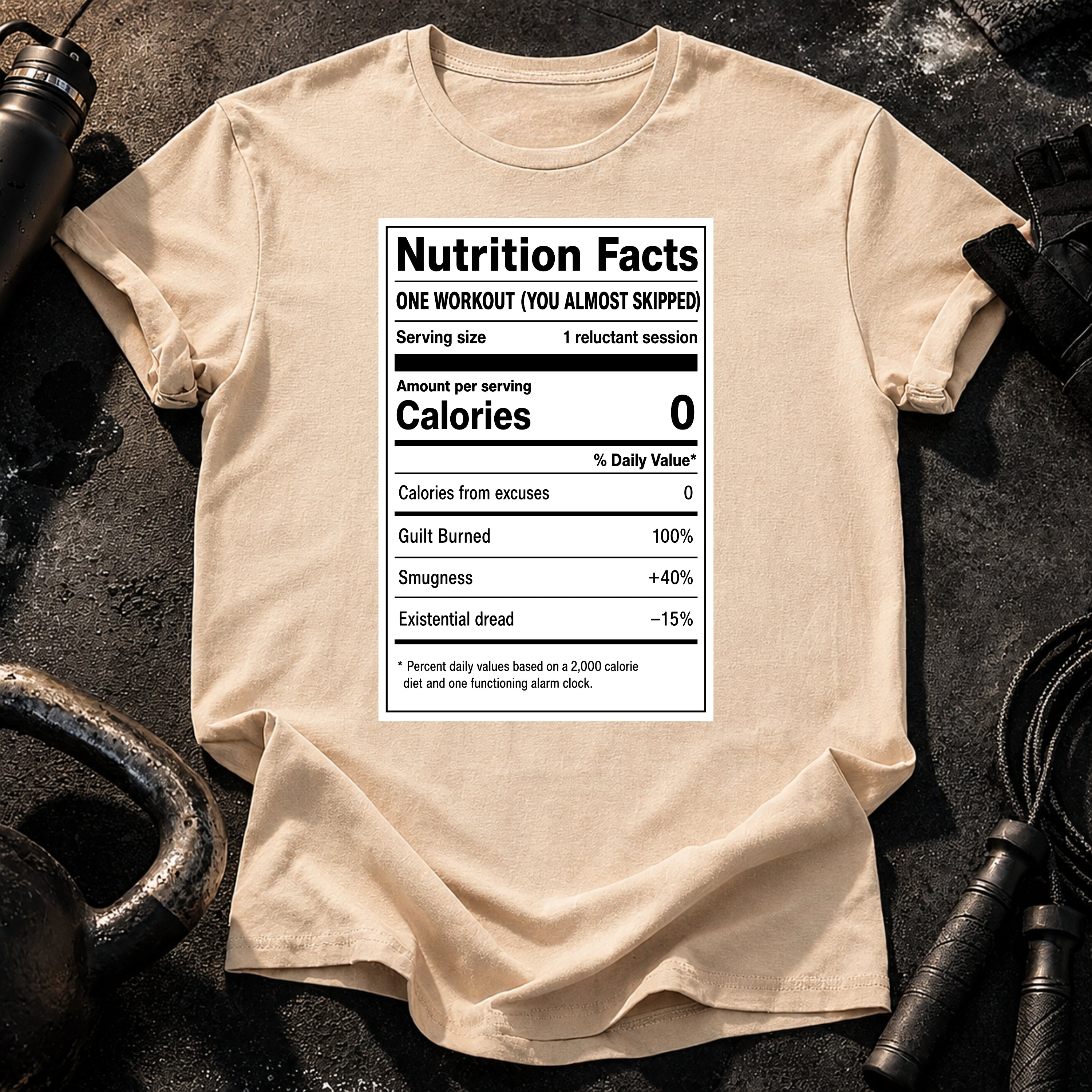 Nutrition Facts Skipped T-Shirt