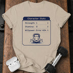Character Stats Gym T-Shirt