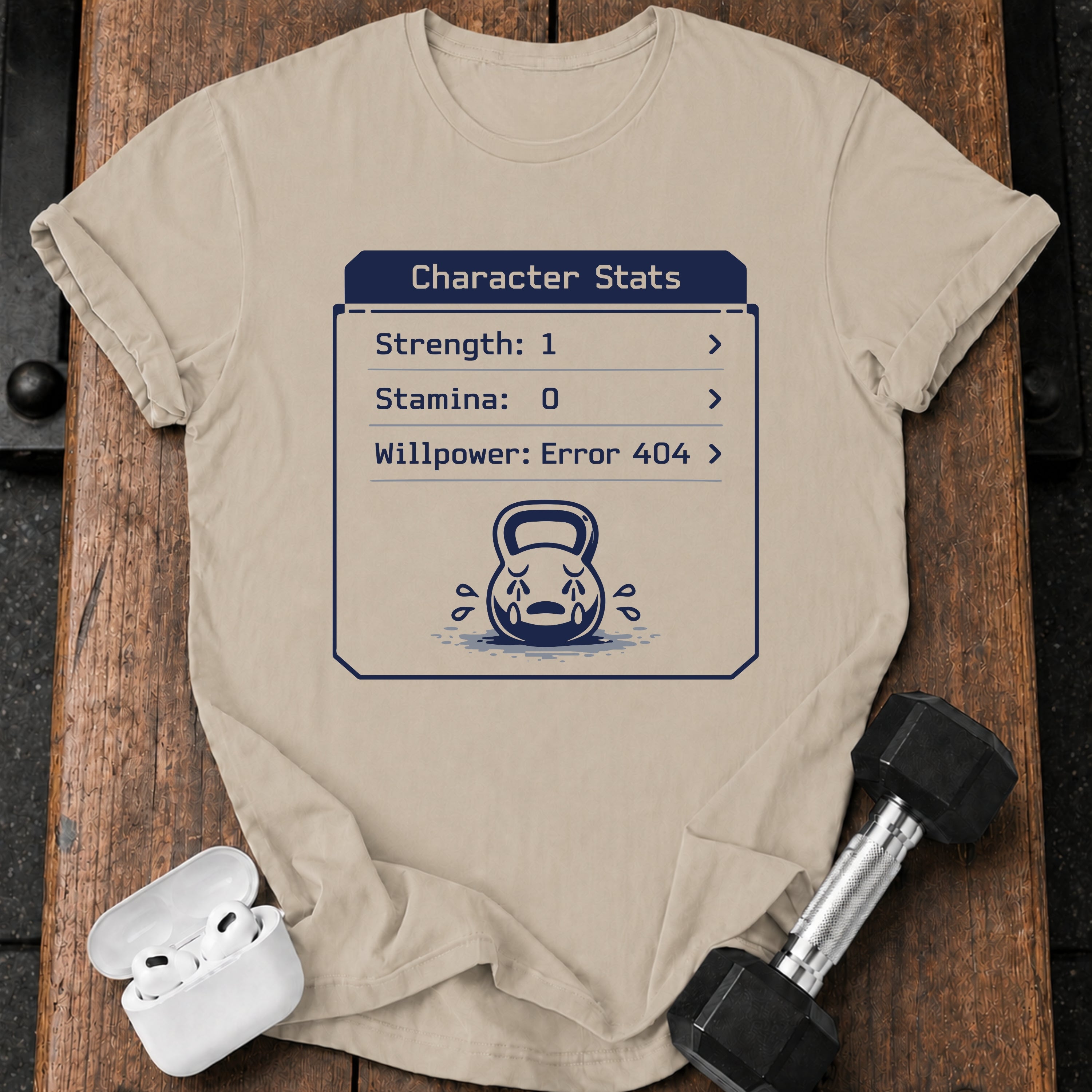 Character Stats Gym T-Shirt