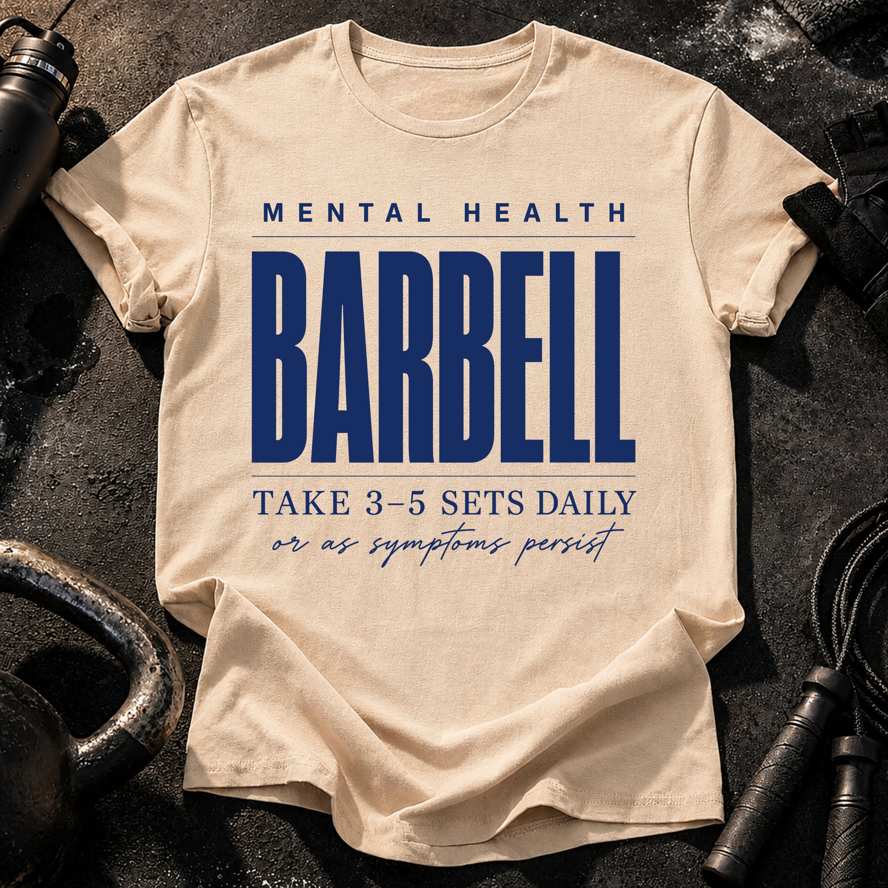 Mental Health Barbell T-Shirt