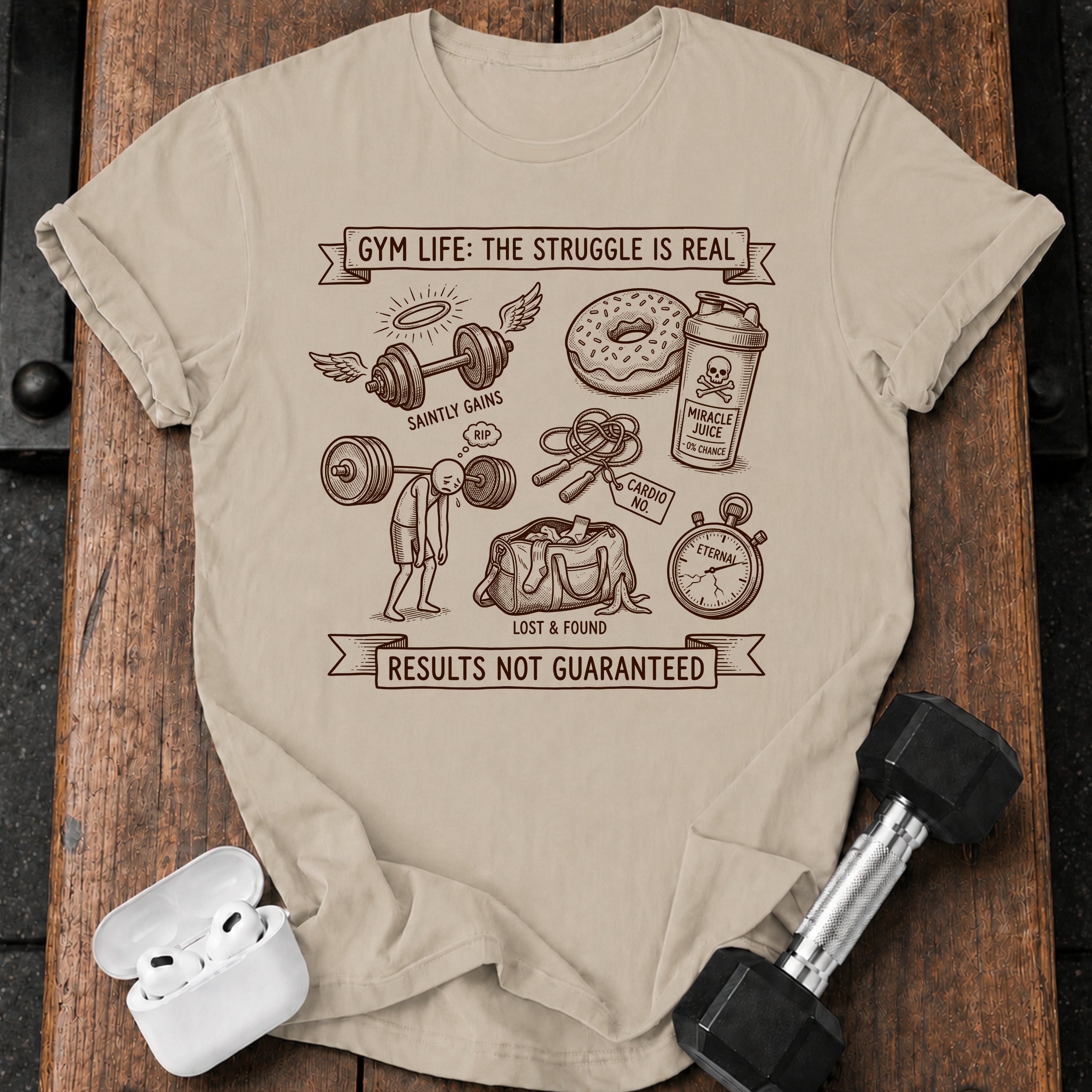 Gym Struggle Is Real T-Shirt