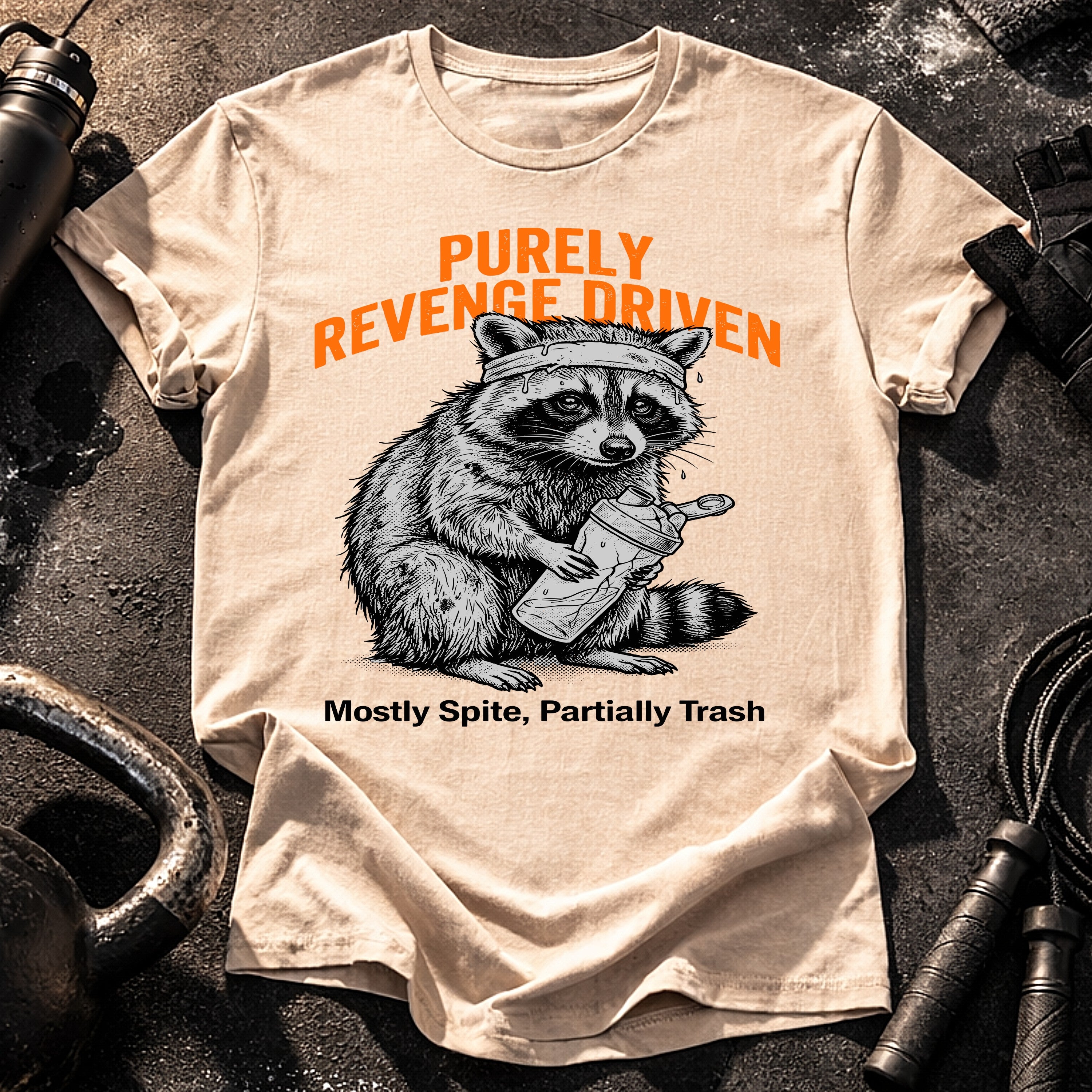 Revenge Driven Raccoon T-Shirt