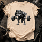 Wolf Barbell Row T-Shirt