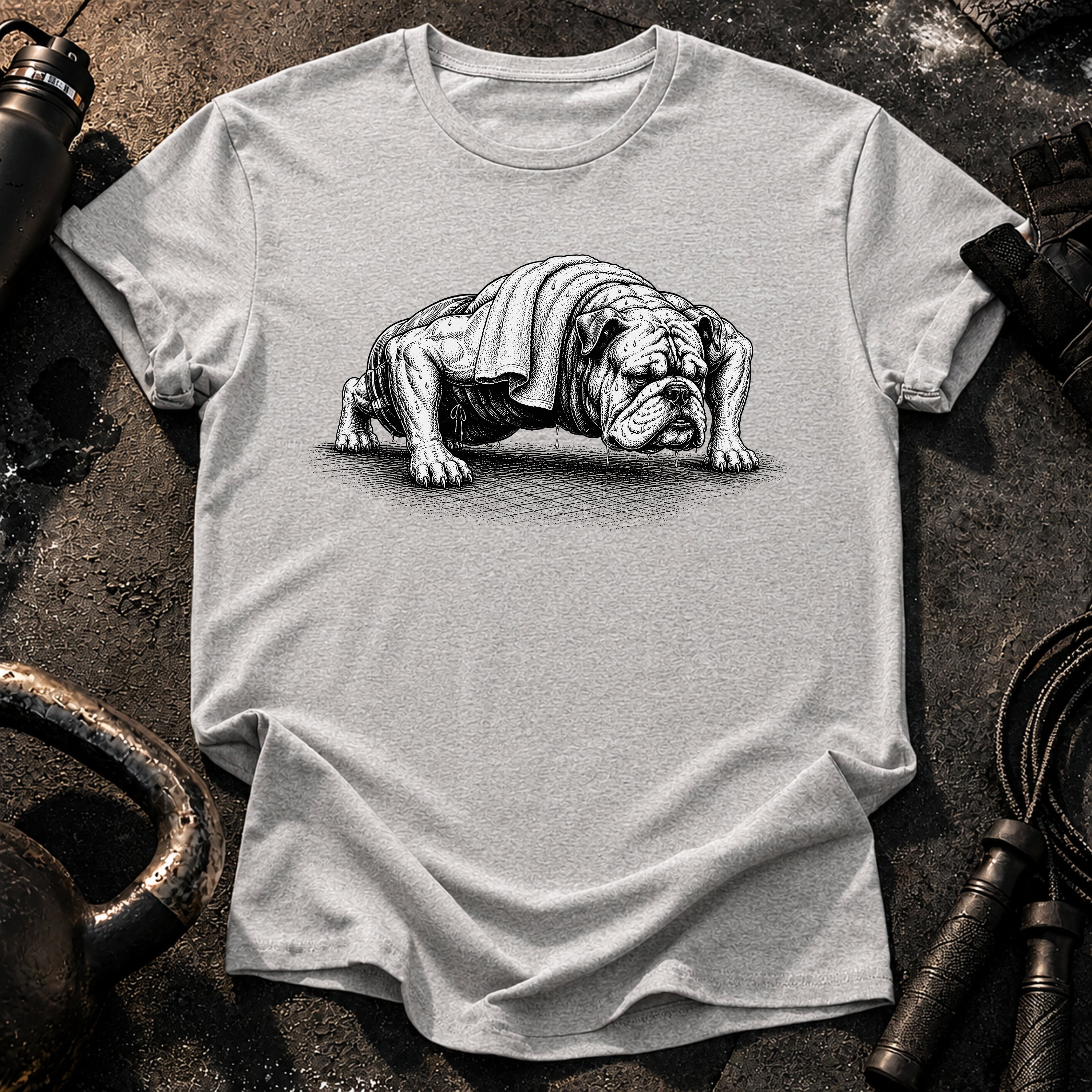 Bulldog Push Up T-Shirt
