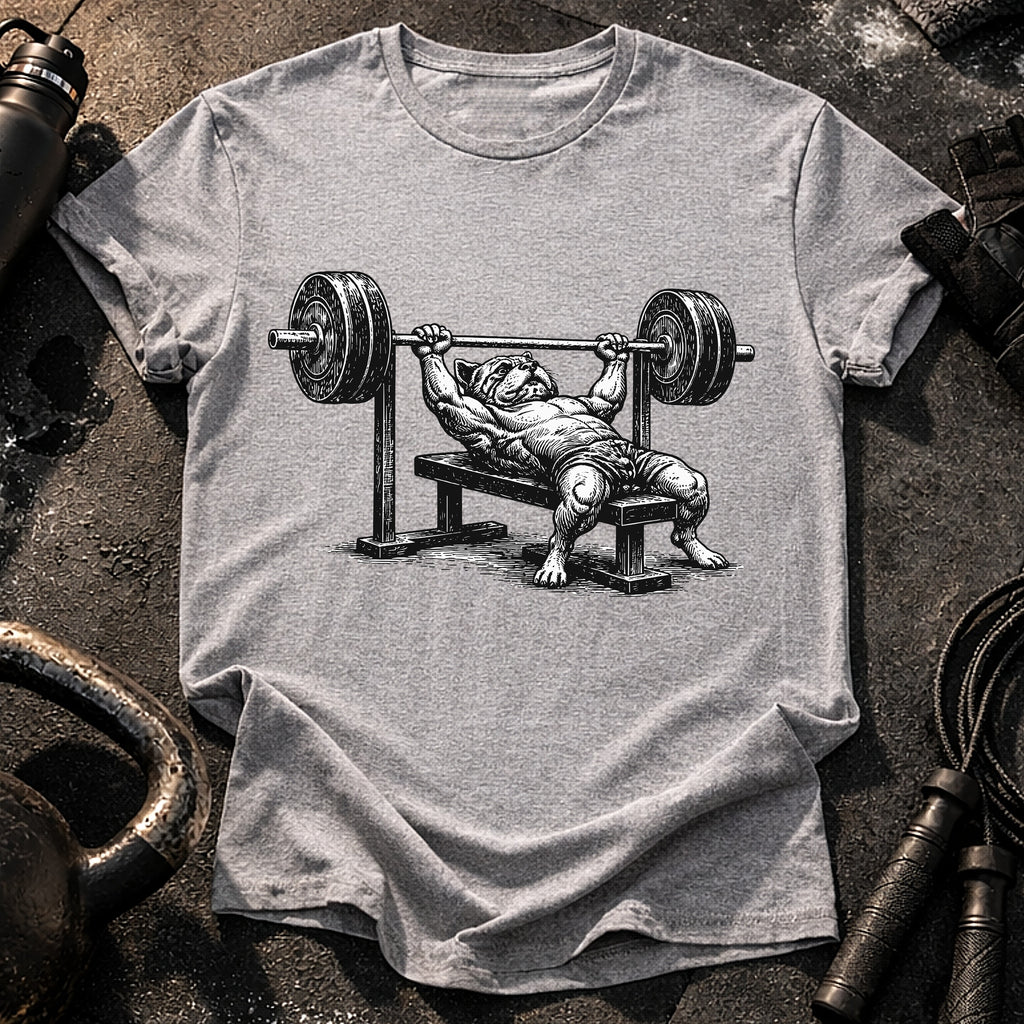Bulldog Bench Press T-Shirt
