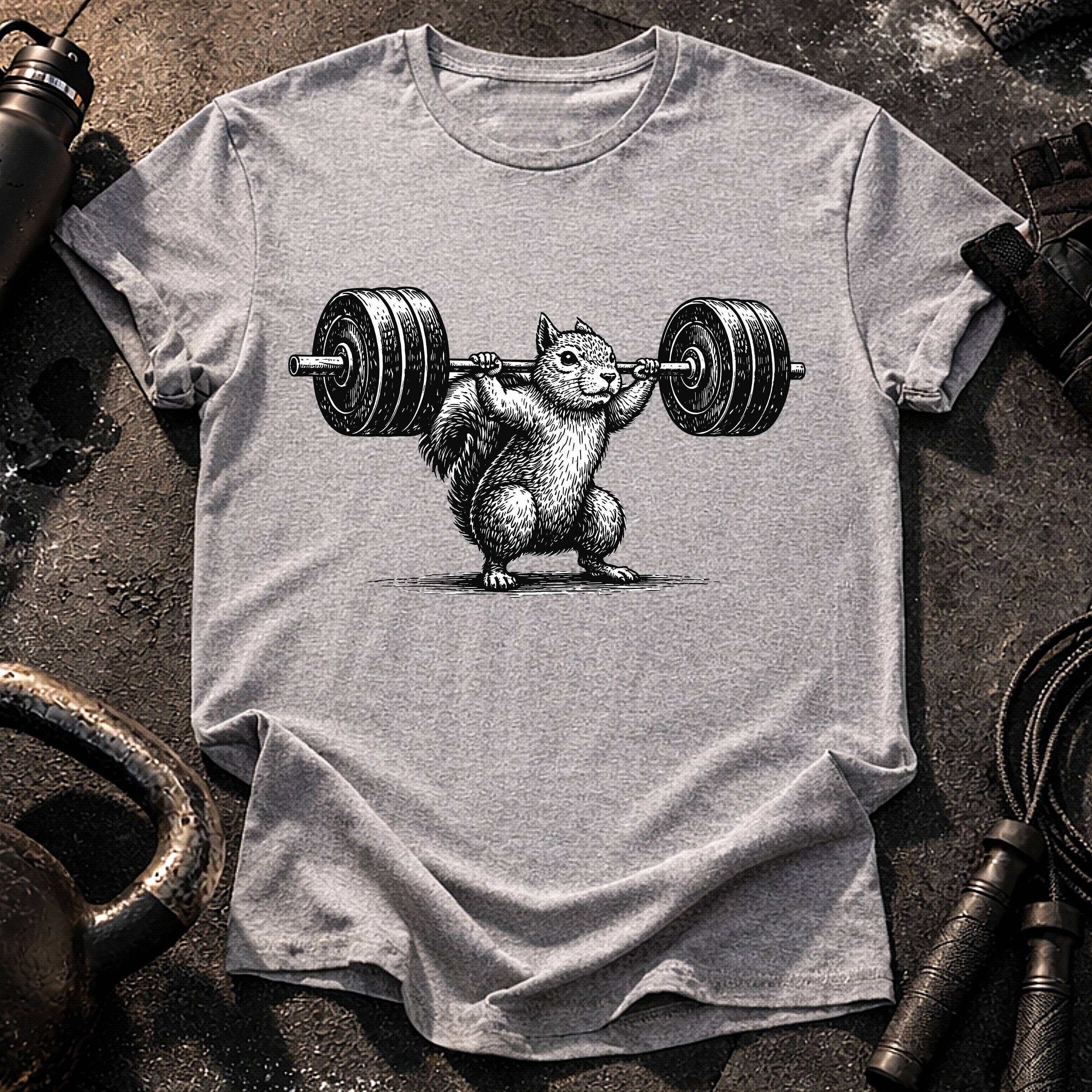 Swole Squirrel Gym T-Shirt