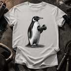 Penguin Dumbbell Curl T-Shirt