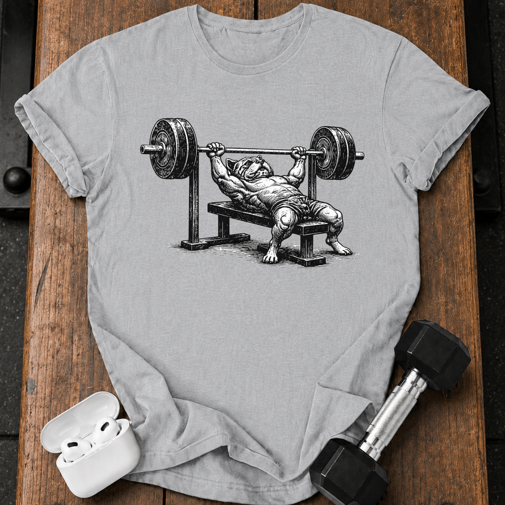 Bulldog Bench Press T-Shirt