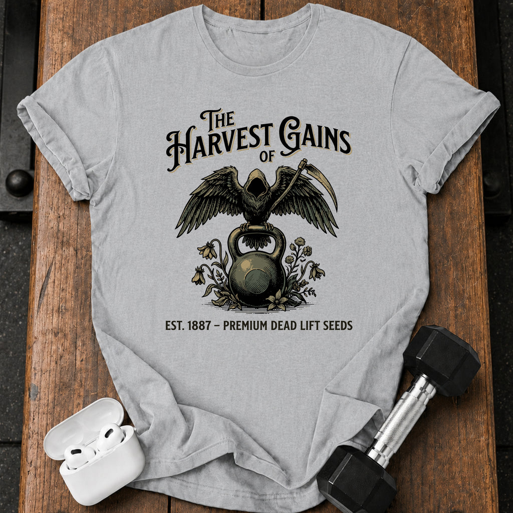 Harvest Gains Gothic T-Shirt