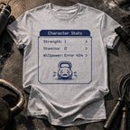 Character Stats Gym T-Shirt