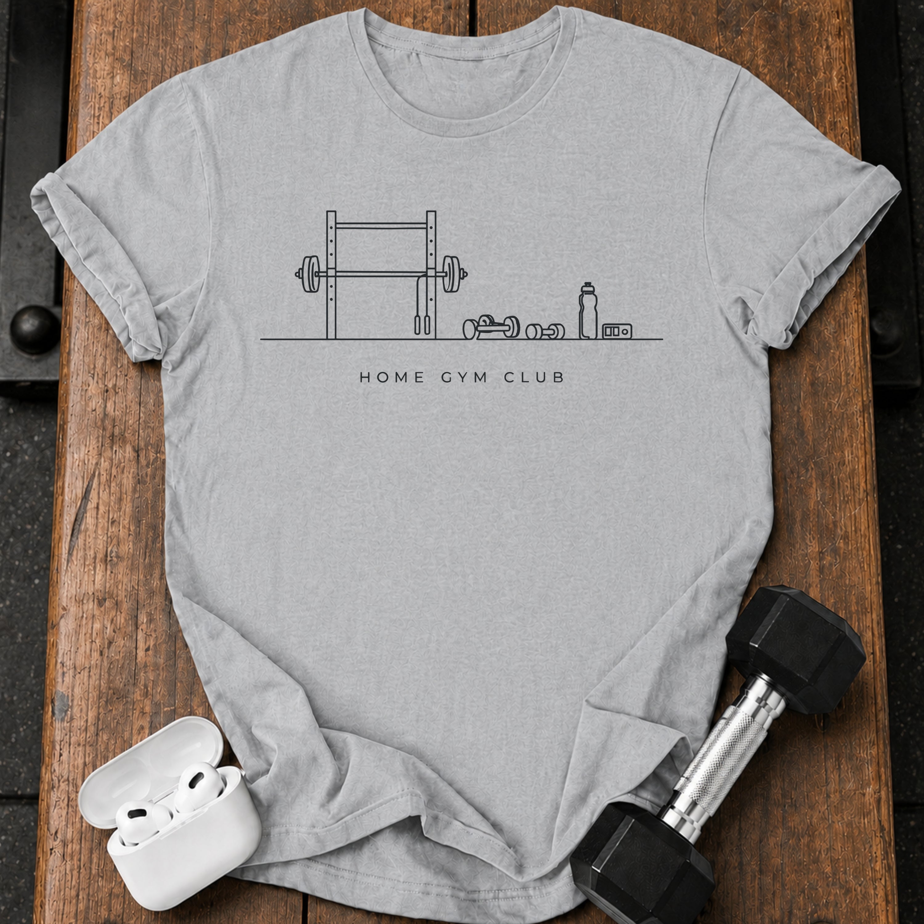 Home Gym Club T-Shirt