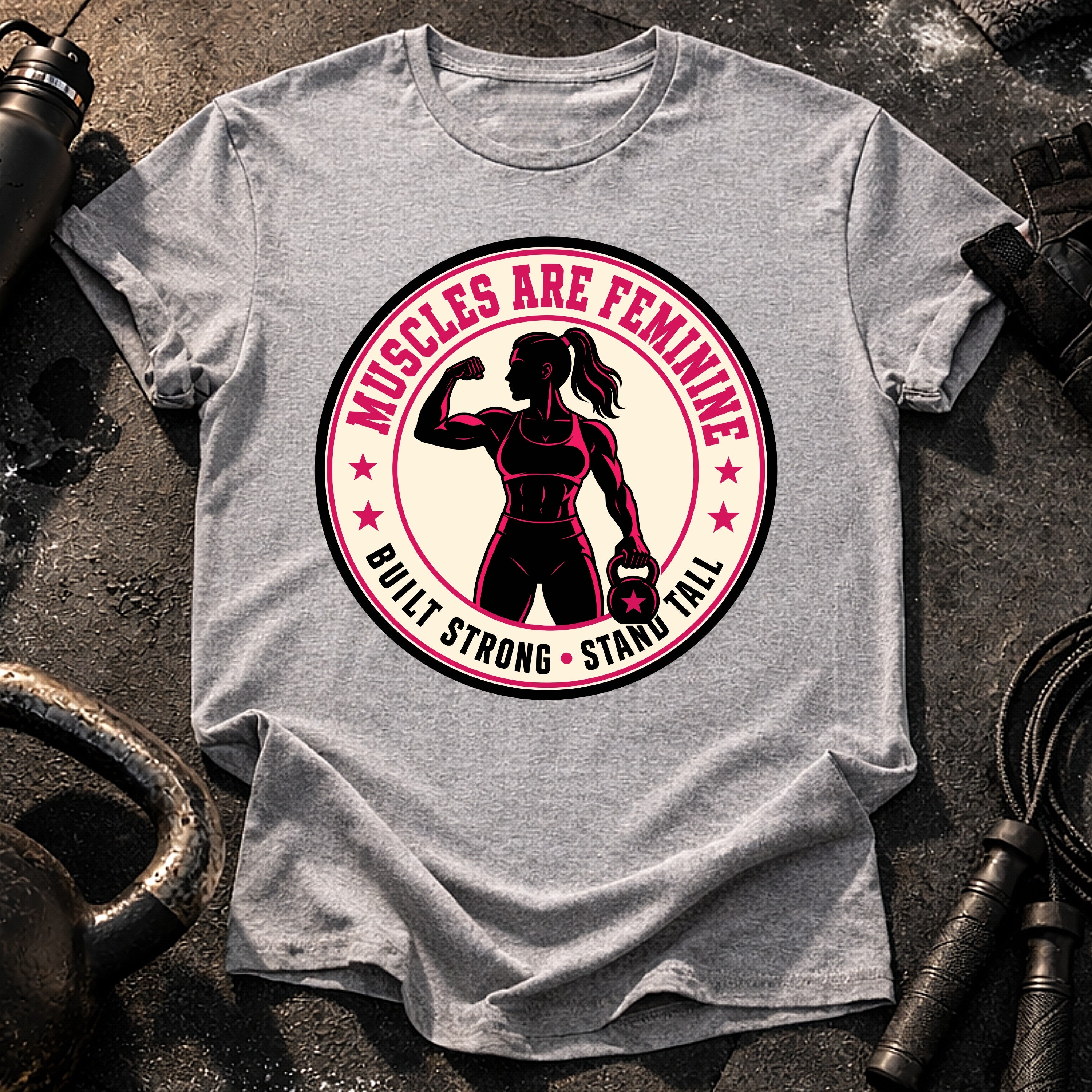 Muscles Are Feminine T-Shirt