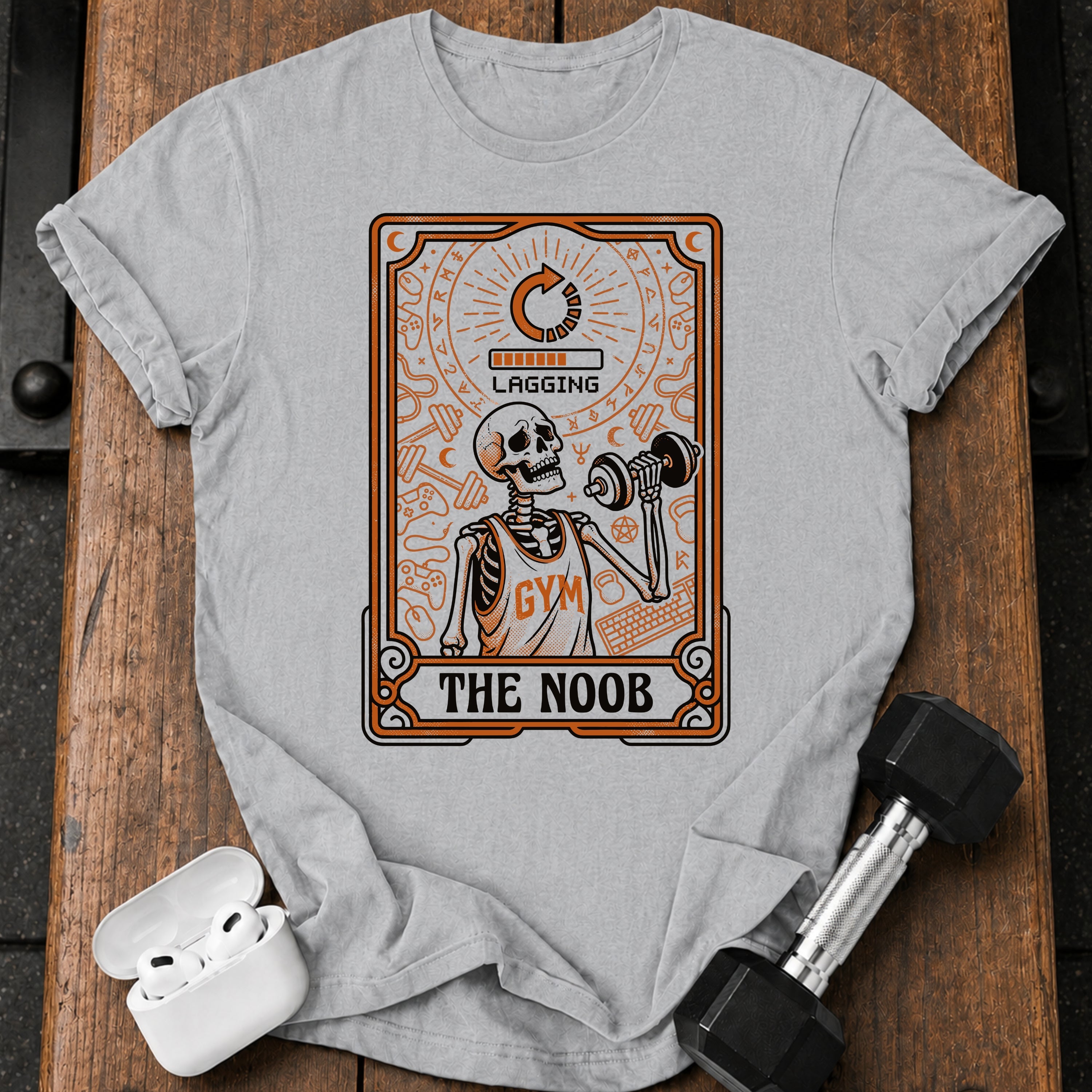 Noob Tarot Gym T-Shirt