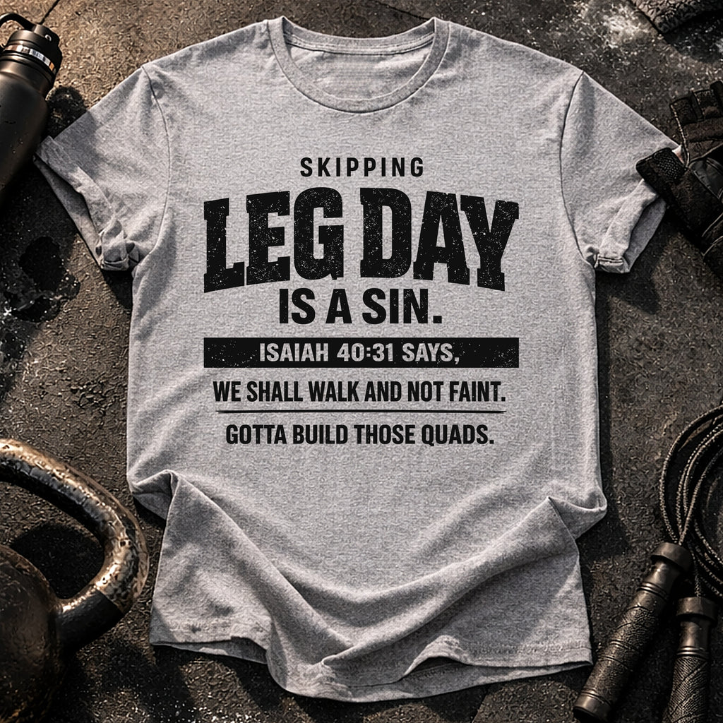 Skipping Leg Day Sin T-Shirt