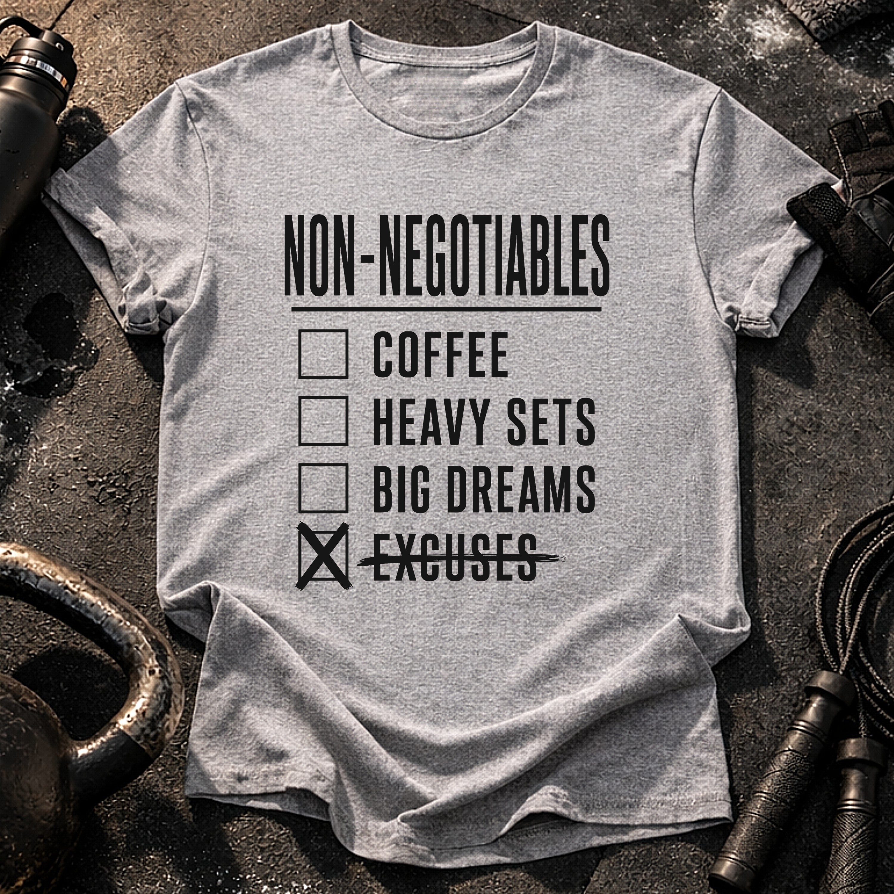 Non Negotiables Checklist T-Shirt