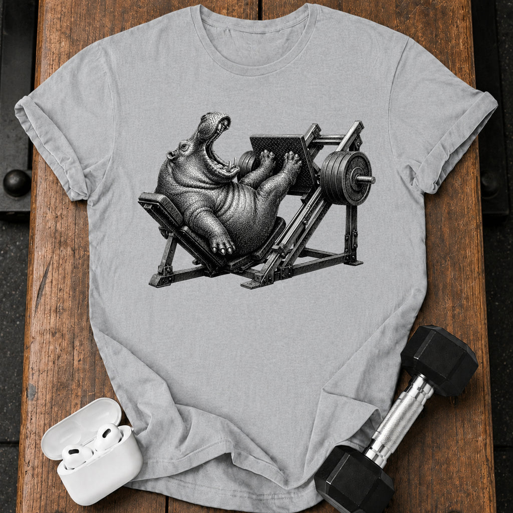 Hippo Leg Press T-Shirt