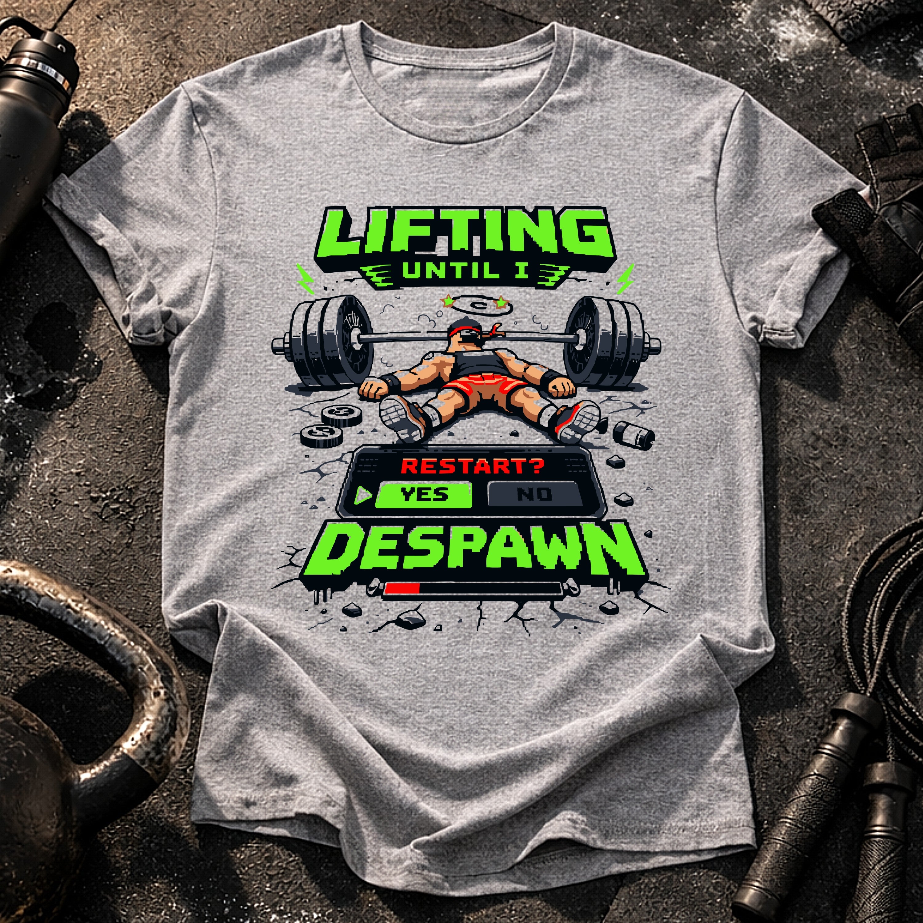 Lifting Until Despawn T-Shirt