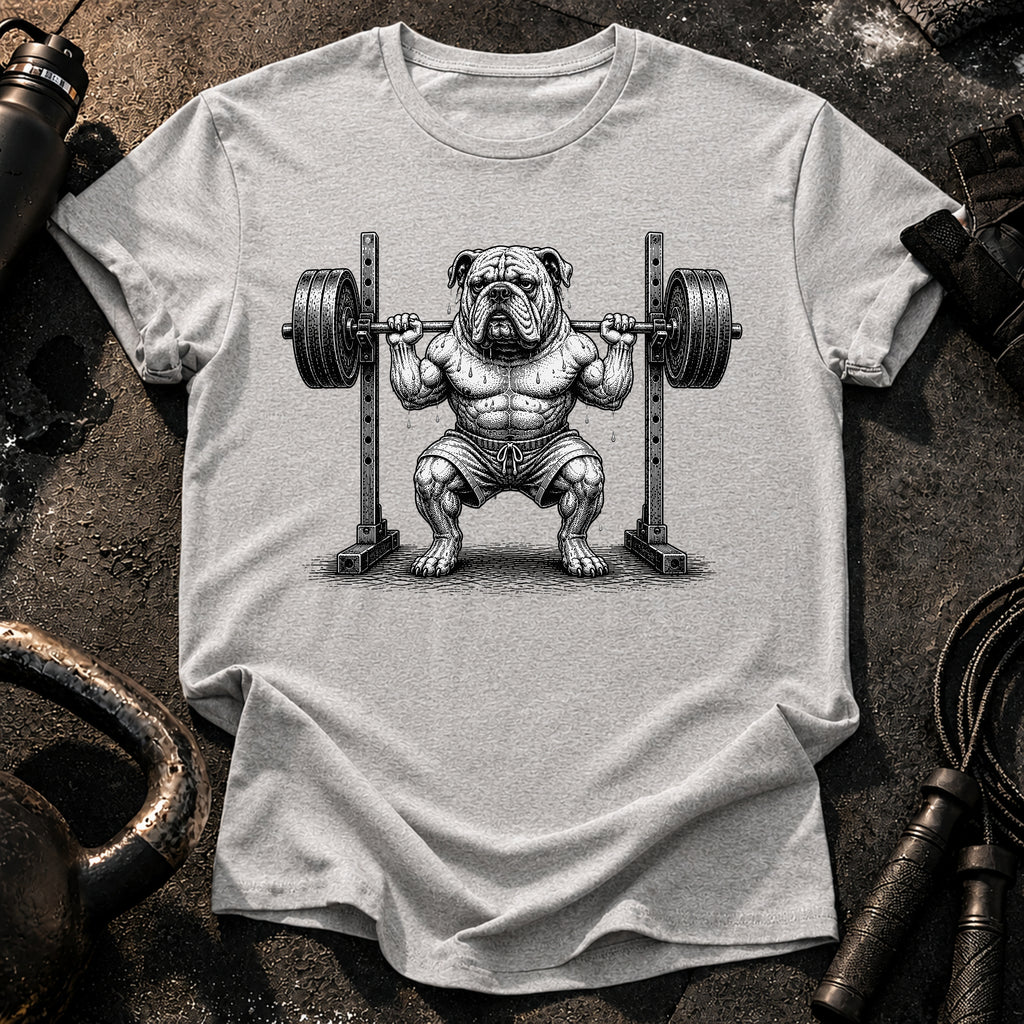 Bulldog Squat Rack T-Shirt