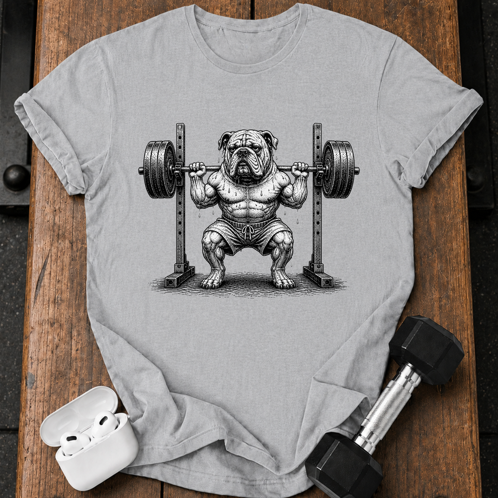 Bulldog Squat Rack T-Shirt