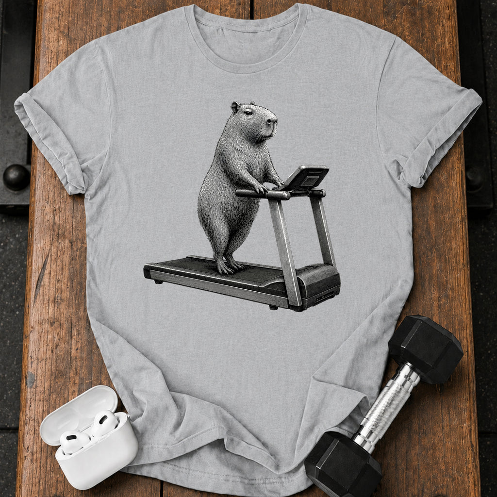 Capybara Treadmill T-Shirt