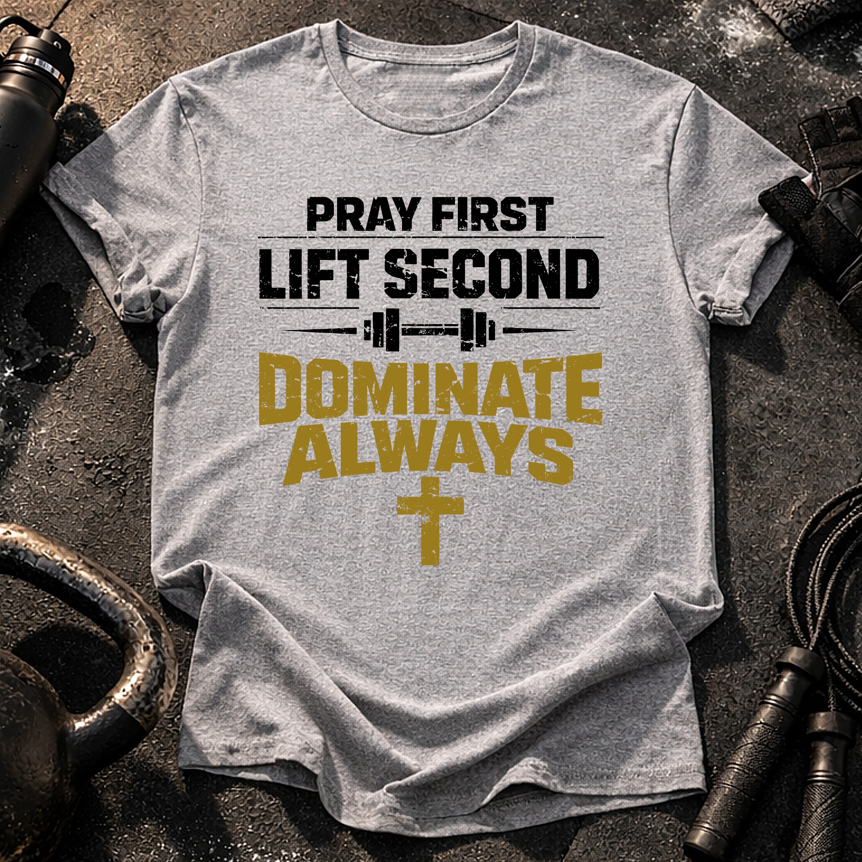 Pray First Lift Second T-Shirt