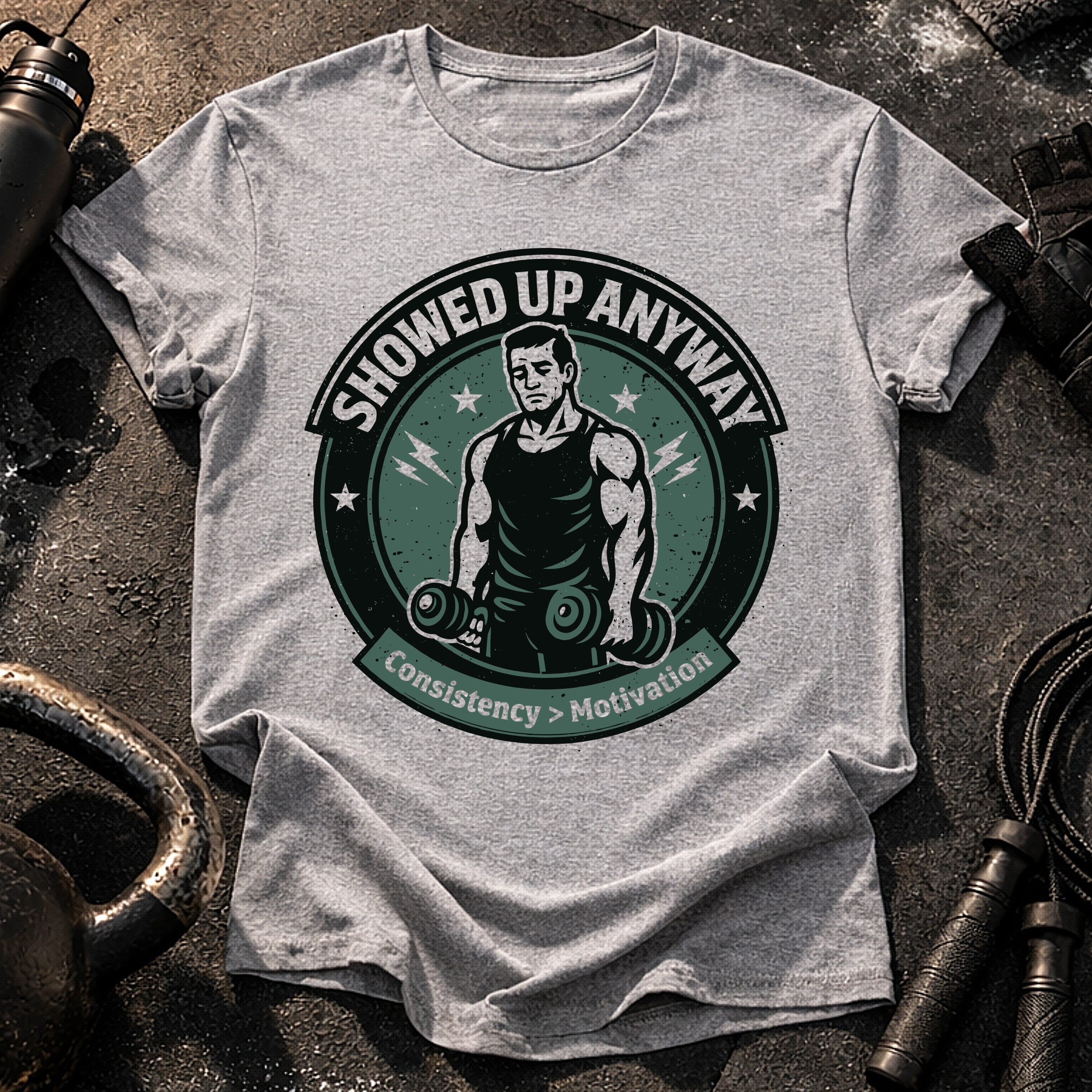 Showed Up Anyway T-Shirt