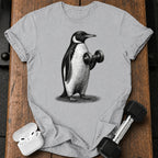 Penguin Dumbbell Curl T-Shirt