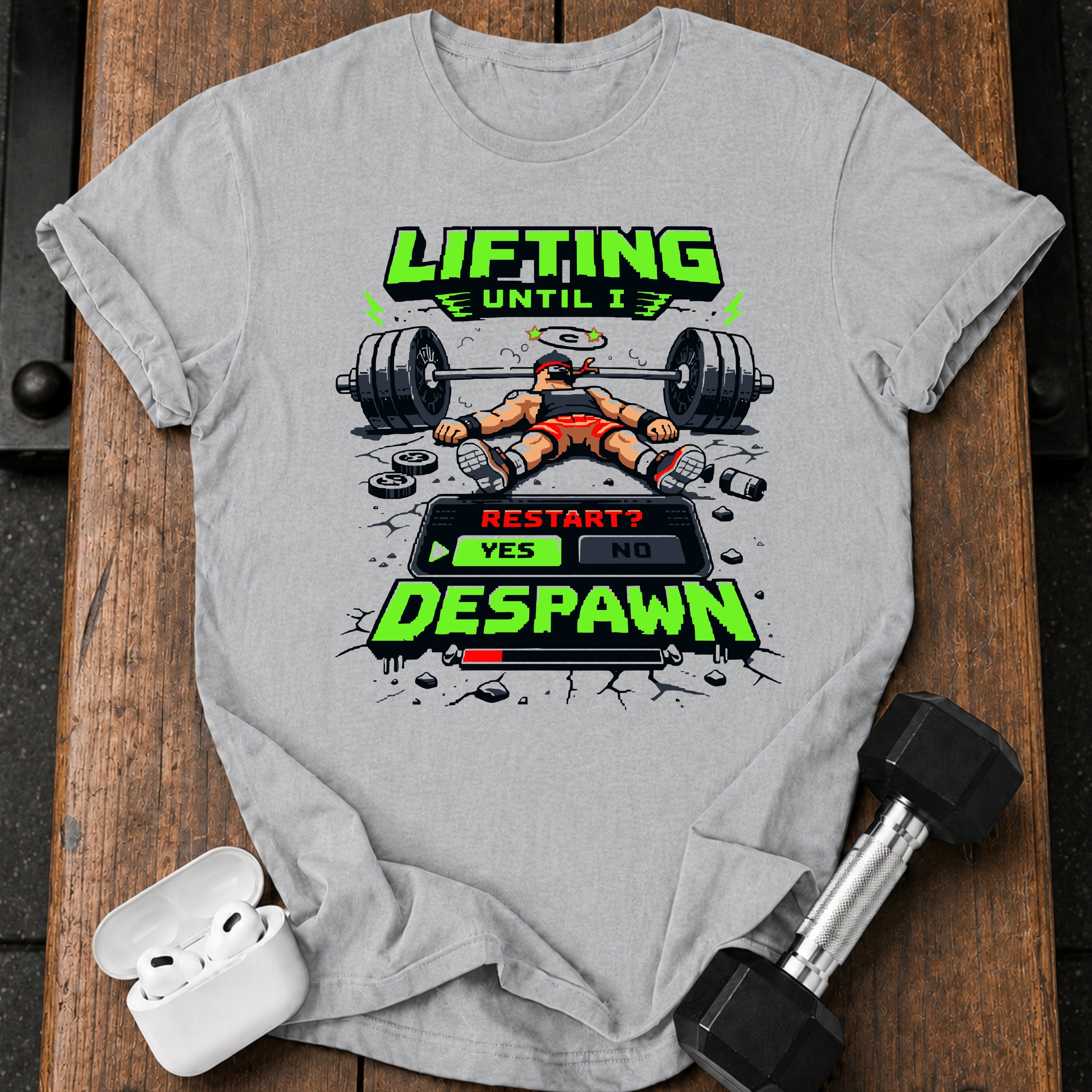 Lifting Until Despawn T-Shirt