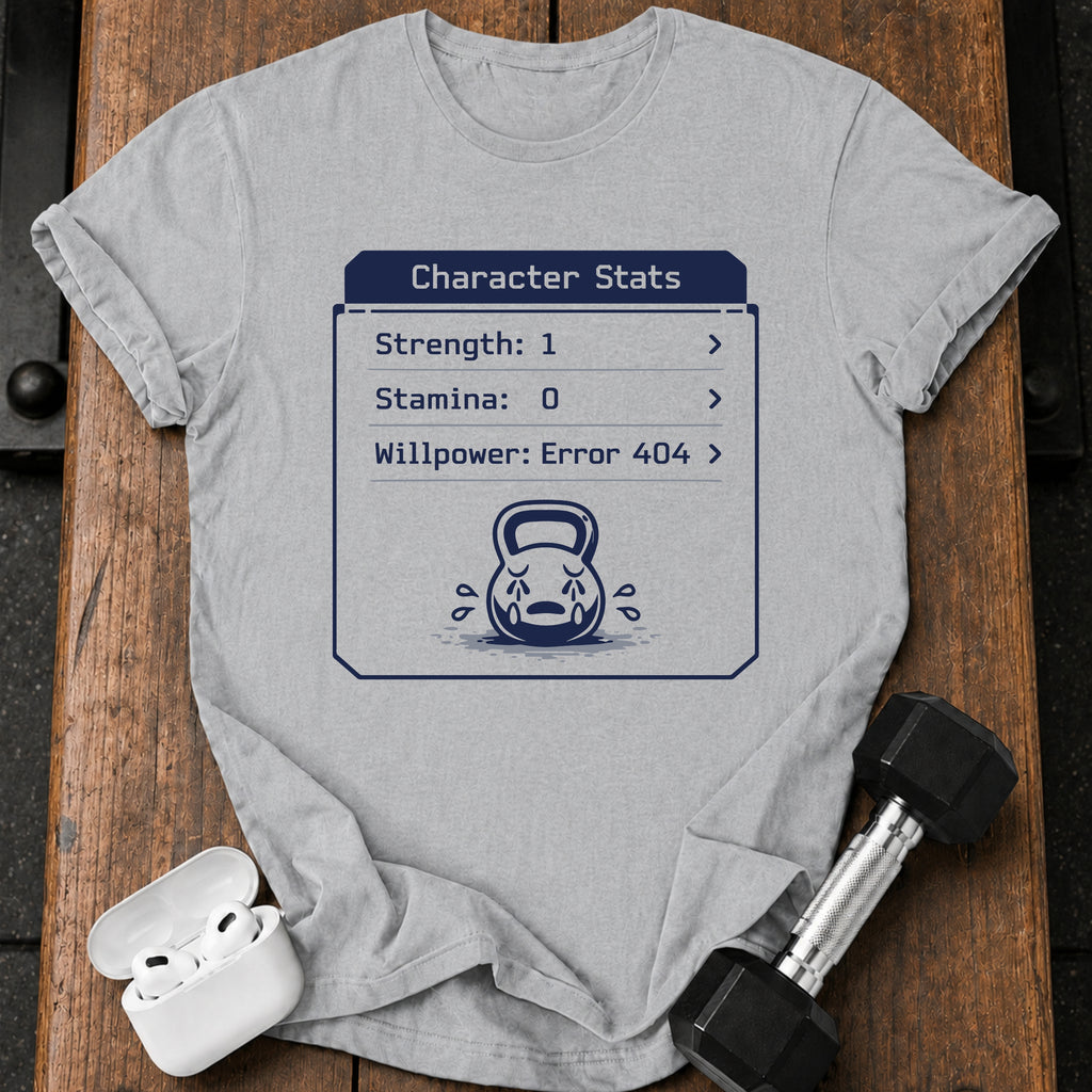 Character Stats Gym T-Shirt