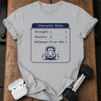 Character Stats Gym T-Shirt